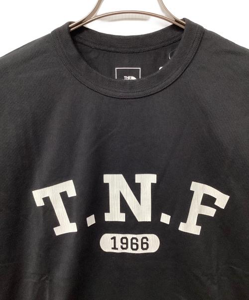 THE NORTH FACE（ザ ノース フェイス）THE NORTH FACE (ザ ノース フェイス) 3/4 Sleeve TNF Logo TEE ブラック サイズ:L 未使用品の古着・服飾アイテム