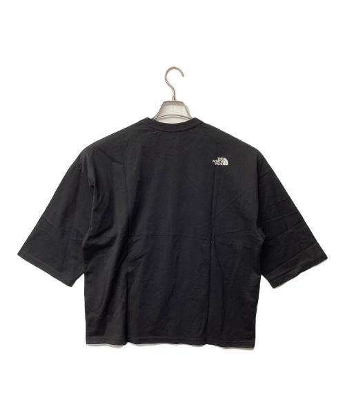 THE NORTH FACE（ザ ノース フェイス）THE NORTH FACE (ザ ノース フェイス) 3/4 Sleeve TNF Logo TEE ブラック サイズ:L 未使用品の古着・服飾アイテム