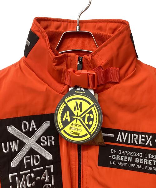 AVIREX（アヴィレックス）AVIREX (アヴィレックス) フライトジャケット オレンジ サイズ:L 未使用品の古着・服飾アイテム