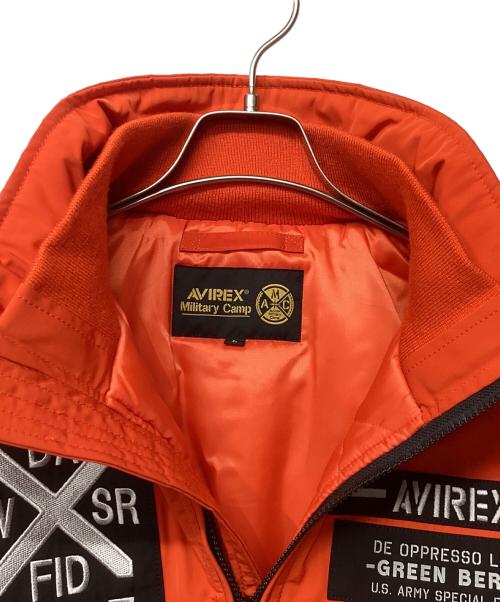AVIREX（アヴィレックス）AVIREX (アヴィレックス) フライトジャケット オレンジ サイズ:L 未使用品の古着・服飾アイテム