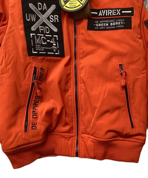 AVIREX（アヴィレックス）AVIREX (アヴィレックス) フライトジャケット オレンジ サイズ:L 未使用品の古着・服飾アイテム