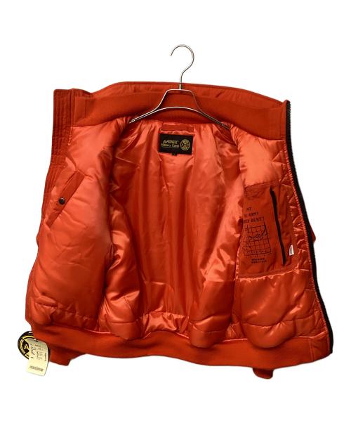 AVIREX（アヴィレックス）AVIREX (アヴィレックス) フライトジャケット オレンジ サイズ:L 未使用品の古着・服飾アイテム