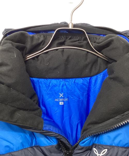 MONTURA（モンチュラ）MONTURA (モンチュラ) サミットデュベ（トレッキングウェア) ネイビー×スカイブルー サイズ:Mの古着・服飾アイテム