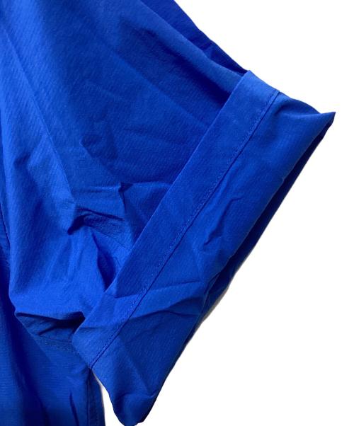山と道（ヤマトミチ）山と道 (ヤマトミチ) UL Short Sleeve Shirt(トレッキングウェア) ブルー サイズ:Lの古着・服飾アイテム
