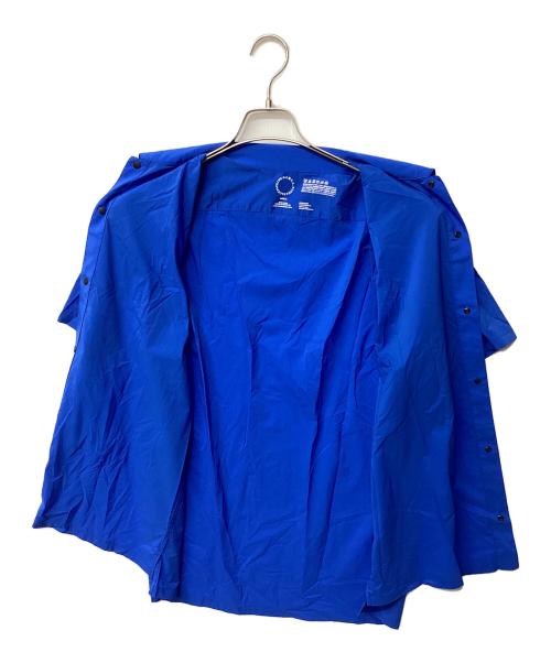 山と道（ヤマトミチ）山と道 (ヤマトミチ) UL Short Sleeve Shirt(トレッキングウェア) ブルー サイズ:Lの古着・服飾アイテム