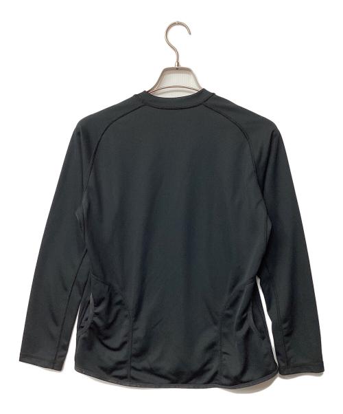and wander（アンドワンダー）and wander (アンドワンダー) dry jersey raglan LS T(トレッキングウェア) ブラック サイズ:Mの古着・服飾アイテム