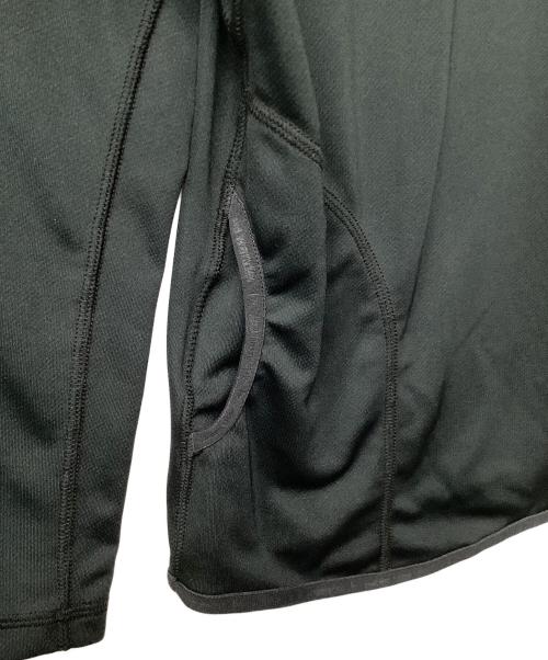 and wander（アンドワンダー）and wander (アンドワンダー) dry jersey raglan LS T(トレッキングウェア) ブラック サイズ:Mの古着・服飾アイテム