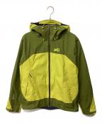 MILLETミレー）の古着「グランモンテII ゴアテックス ジャケット(トレッキングウェア)」｜イエロー×グリーン