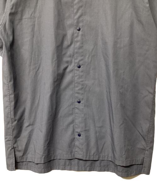 山と道（ヤマトミチ）山と道 (ヤマトミチ) バンブーシャツ(トレッキングウェア) ブルー サイズ:Lの古着・服飾アイテム