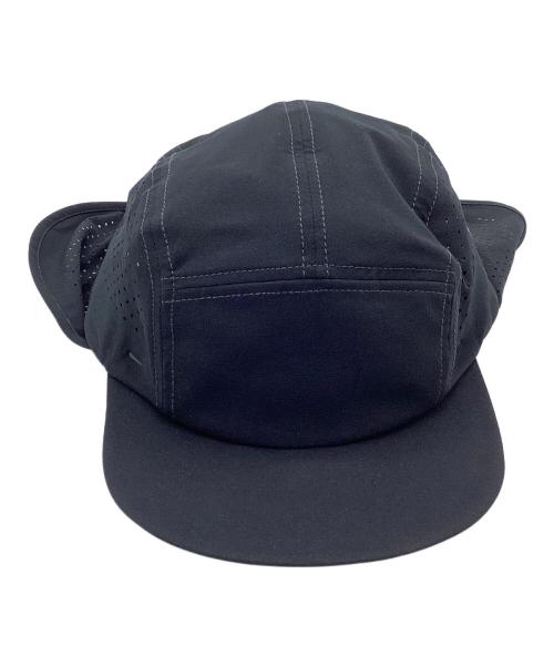 and wander（アンドワンダー）and wander (アンドワンダー) tech cap ブラックの古着・服飾アイテム