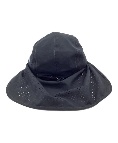 and wander（アンドワンダー）and wander (アンドワンダー) tech cap ブラックの古着・服飾アイテム