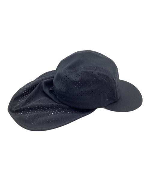 and wander（アンドワンダー）and wander (アンドワンダー) tech cap ブラックの古着・服飾アイテム