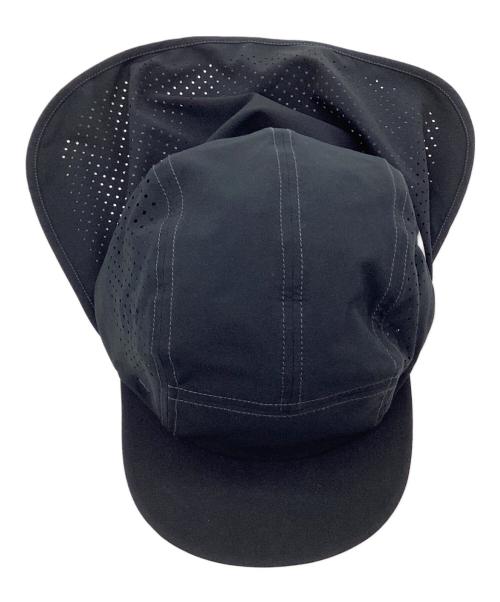 and wander（アンドワンダー）and wander (アンドワンダー) tech cap ブラックの古着・服飾アイテム