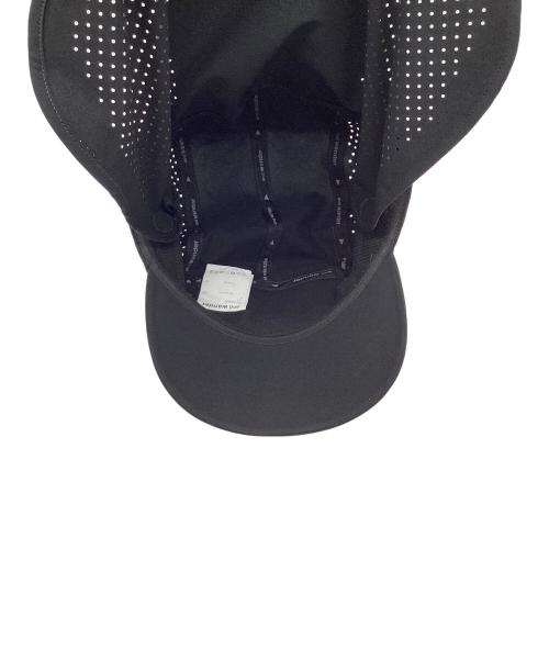 and wander（アンドワンダー）and wander (アンドワンダー) tech cap ブラックの古着・服飾アイテム