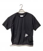 and wanderアンドワンダー）の古着「PERTEX wind T(トレッキングウェア)」｜ブラック