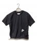 and wander（アンドワンダー）の古着「PERTEX wind T(トレッキングウェア)」｜ブラック