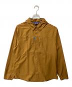Patagoniaパタゴニア）の古着「リバー・ランブラー・ハイブリッド・サン・フーディ」｜ライトブラウン