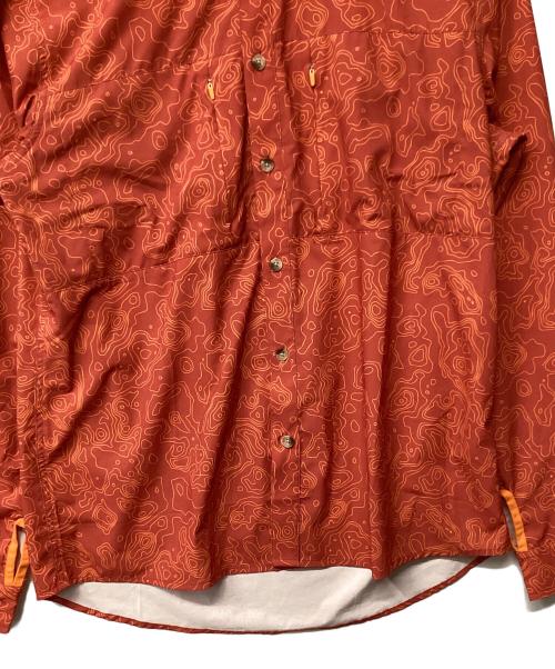 JOLLY GEAR（ジョリーギア）JOLLY GEAR (ジョリーギア) トリプルクラウン ボタンダウン ロングスリーブ UL(トレッキングウェア) オレンジ サイズ:Mの古着・服飾アイテム