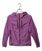 MOUNTAIN HARD WEARマウンテンハードウェア）の古着「コアエアシェルハイブリッドフーデッドジャケット(トレッキングウェア)」｜パープル