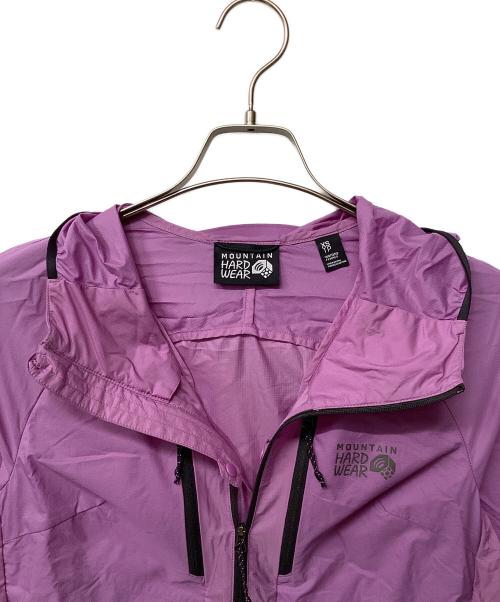 MOUNTAIN HARD WEAR（マウンテンハードウェア）MOUNTAIN HARD WEAR (マウンテンハードウェア) コアエアシェルハイブリッドフーデッドジャケット(トレッキングウェア) パープル サイズ:XSの古着・服飾アイテム