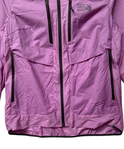MOUNTAIN HARD WEAR（マウンテンハードウェア）MOUNTAIN HARD WEAR (マウンテンハードウェア) コアエアシェルハイブリッドフーデッドジャケット(トレッキングウェア) パープル サイズ:XSの古着・服飾アイテム