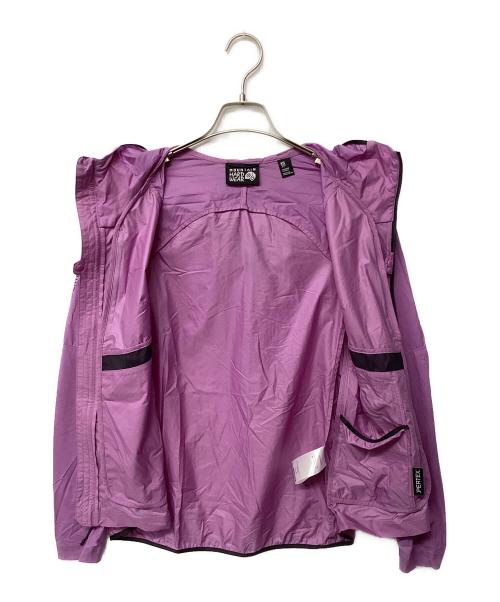 MOUNTAIN HARD WEAR（マウンテンハードウェア）MOUNTAIN HARD WEAR (マウンテンハードウェア) コアエアシェルハイブリッドフーデッドジャケット(トレッキングウェア) パープル サイズ:XSの古着・服飾アイテム