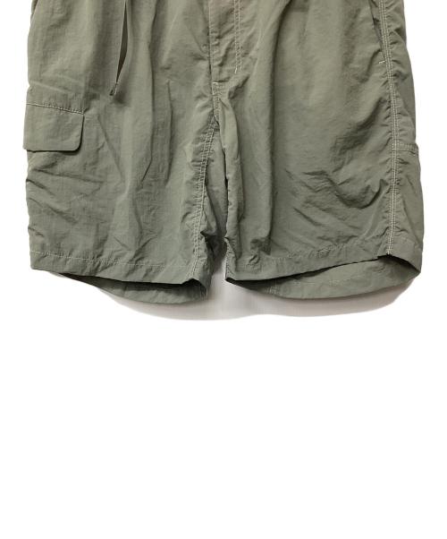 and wander（アンドワンダー）and wander (アンドワンダー) Ny taffeta hiker short pants(トレッキングボトム/ショート) オリーブ サイズ:XLの古着・服飾アイテム