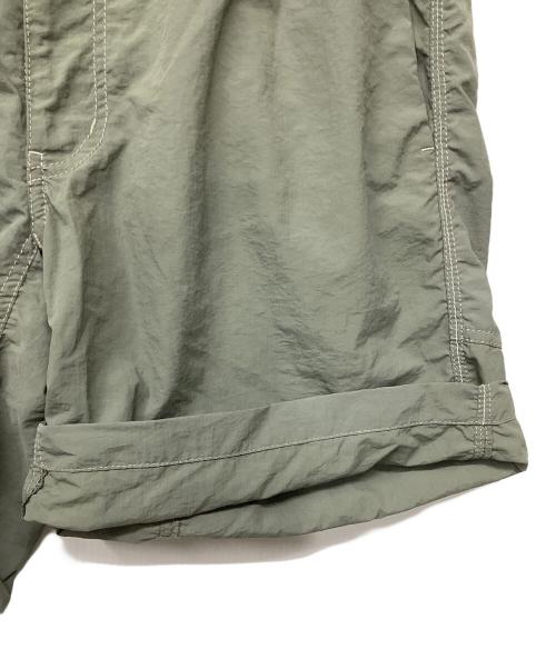 and wander（アンドワンダー）and wander (アンドワンダー) Ny taffeta hiker short pants(トレッキングボトム/ショート) オリーブ サイズ:XLの古着・服飾アイテム