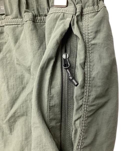and wander（アンドワンダー）and wander (アンドワンダー) Ny taffeta hiker short pants(トレッキングボトム/ショート) オリーブ サイズ:XLの古着・服飾アイテム