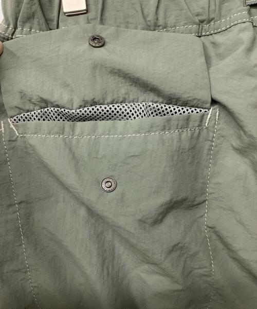 and wander（アンドワンダー）and wander (アンドワンダー) Ny taffeta hiker short pants(トレッキングボトム/ショート) オリーブ サイズ:XLの古着・服飾アイテム