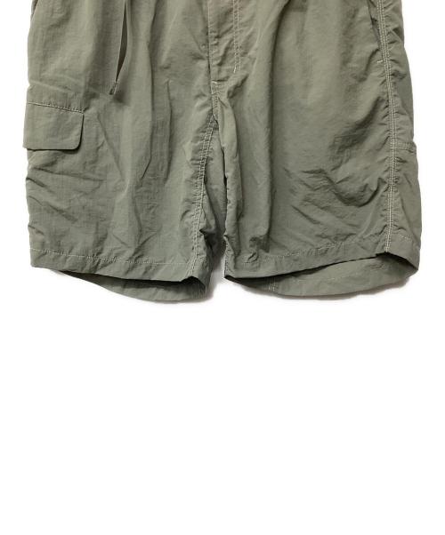 and wander（アンドワンダー）and wander (アンドワンダー) Ny taffeta hiker short pants(トレッキングボトム/ショート) オリーブ サイズ:XLの古着・服飾アイテム