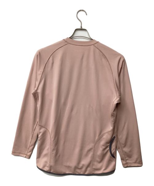and wander（アンドワンダー）and wander (アンドワンダー) dry jersey raglan LS T(トレッキングウェア) ピンク サイズ:XLの古着・服飾アイテム