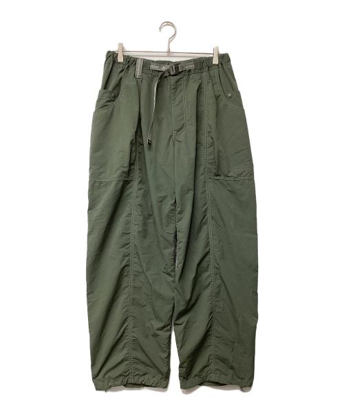 and wander（アンドワンダー）and wander (アンドワンダー) アウトドアウェア(パンツ) オリーブ サイズ:Lの古着・服飾アイテム