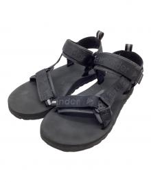 and wander（アンドワンダー）の古着「Ny JQ tape sandals」｜ブラック