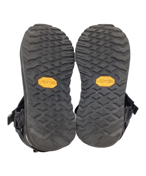 and wander（アンドワンダー）and wander (アンドワンダー) Ny JQ tape sandals ブラック サイズ:26cmの古着・服飾アイテム