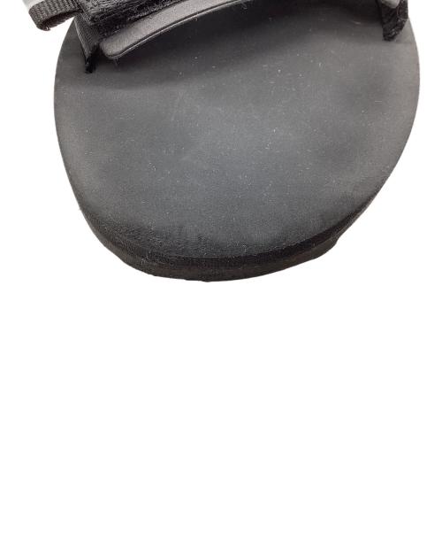 and wander（アンドワンダー）and wander (アンドワンダー) Ny JQ tape sandals ブラック サイズ:26cmの古着・服飾アイテム