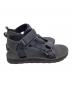 中古・古着 and wander (アンドワンダー) Ny JQ tape sandals ブラック サイズ:26cm：8000円