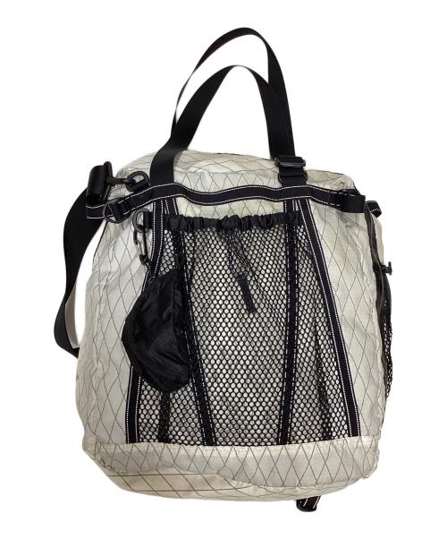and wander（アンドワンダー）and wander (アンドワンダー) ECOPAK 30L 3way tote bag ホワイトの古着・服飾アイテム