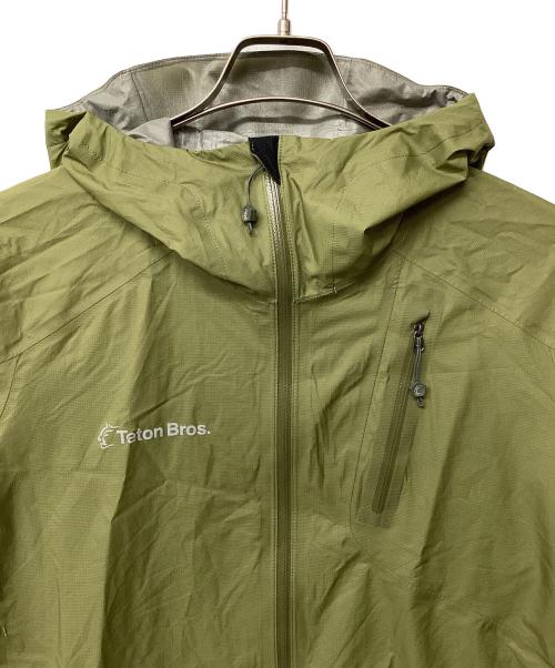 Teton Bros（ティートンブロス）Teton Bros (ティートンブロス) フェザーレインフルジップジャケット(トレッキングウェア) グリーン サイズ:Lの古着・服飾アイテム
