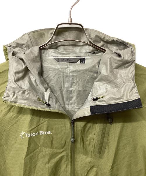 Teton Bros（ティートンブロス）Teton Bros (ティートンブロス) フェザーレインフルジップジャケット(トレッキングウェア) グリーン サイズ:Lの古着・服飾アイテム