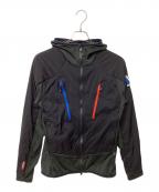 MILLETミレー）の古着「トリロジー ハイブリット アルファ フーディ(トレッキングウェア)」｜ブラック