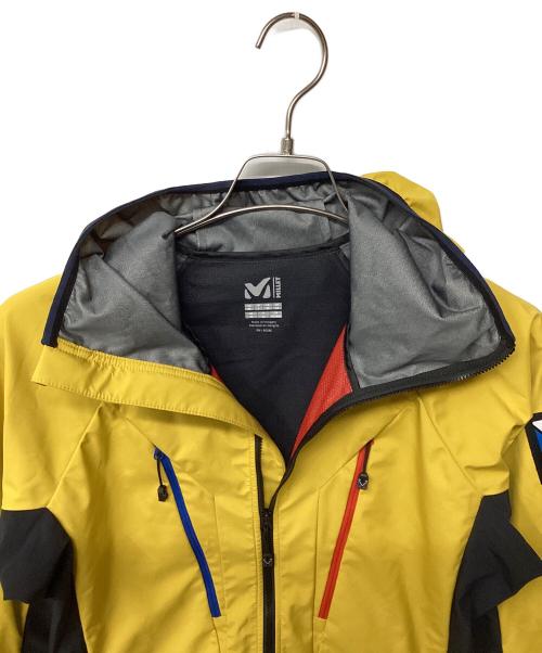 MILLET（ミレー）MILLET (ミレー) トリロジー V アイコン インフィニウム ジャケット(トレッキングウェア/ソフトシェル) ブラック×イエロー サイズ:Sの古着・服飾アイテム