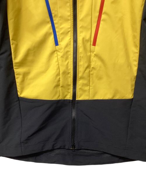 MILLET（ミレー）MILLET (ミレー) トリロジー V アイコン インフィニウム ジャケット(トレッキングウェア/ソフトシェル) ブラック×イエロー サイズ:Sの古着・服飾アイテム