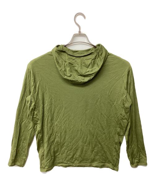 STATIC（スタティック）STATIC (スタティック) ローLWフーディー(トレッキングウェア) グリーン サイズ:Sの古着・服飾アイテム