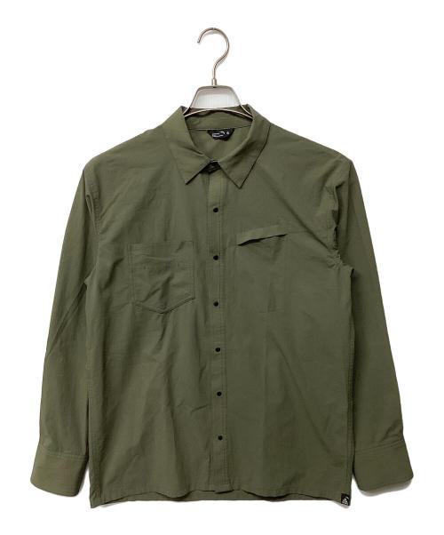 STATIC（スタティック）STATIC (スタティック) マーセドリバー LS シャツ(トレッキングウェア) オリーブ サイズ:Sの古着・服飾アイテム