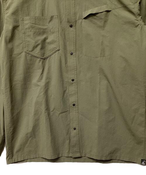STATIC（スタティック）STATIC (スタティック) マーセドリバー LS シャツ(トレッキングウェア) オリーブ サイズ:Sの古着・服飾アイテム