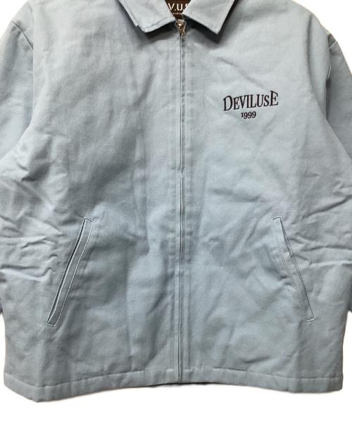 Deviluse（デビルユース）Deviluse (デビルユース) Work JKT スカイブルー サイズ:L 未使用品の古着・服飾アイテム