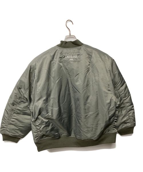 Deviluse（デビルユース）Deviluse (デビルユース) MA-1 グレー サイズ:L 未使用品の古着・服飾アイテム