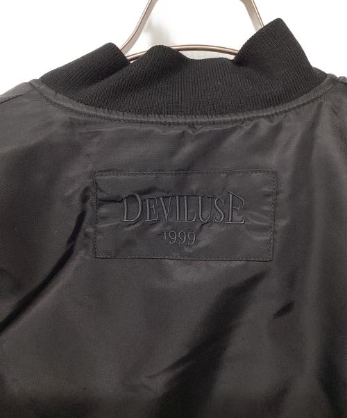Deviluse（デビルユース）Deviluse (デビルユース) MA-1 ブラック サイズ:XL 未使用品の古着・服飾アイテム