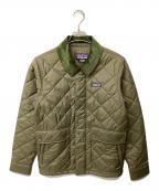 Patagoniaパタゴニア）の古着「ダイヤモンド・キルテッドジャケット」｜オリーブ
